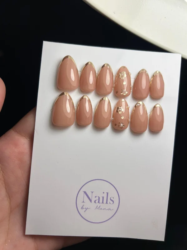 Peach Gold Flower
