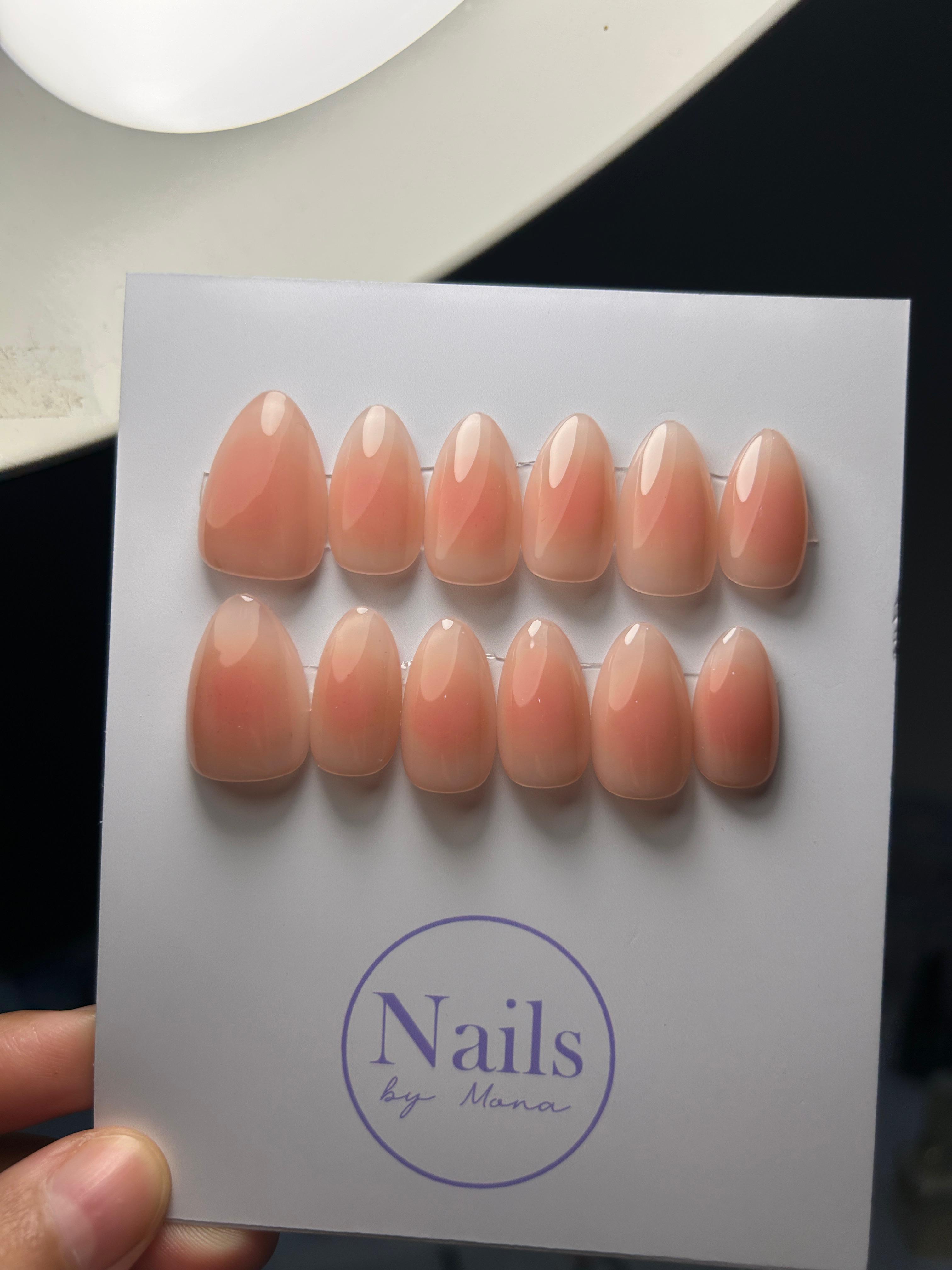 Peach Coral Ombre