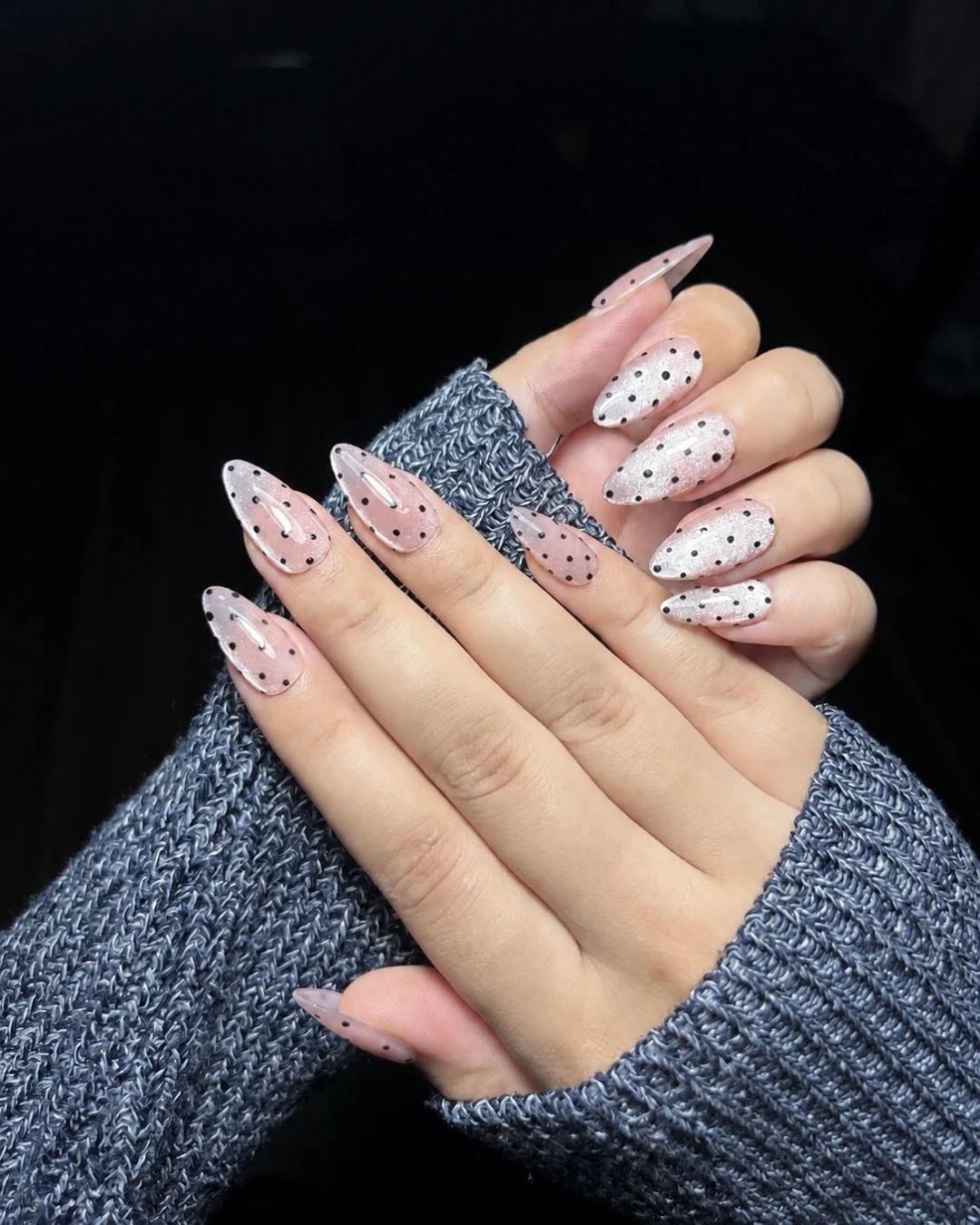 Polka blush Everyday press-on nails