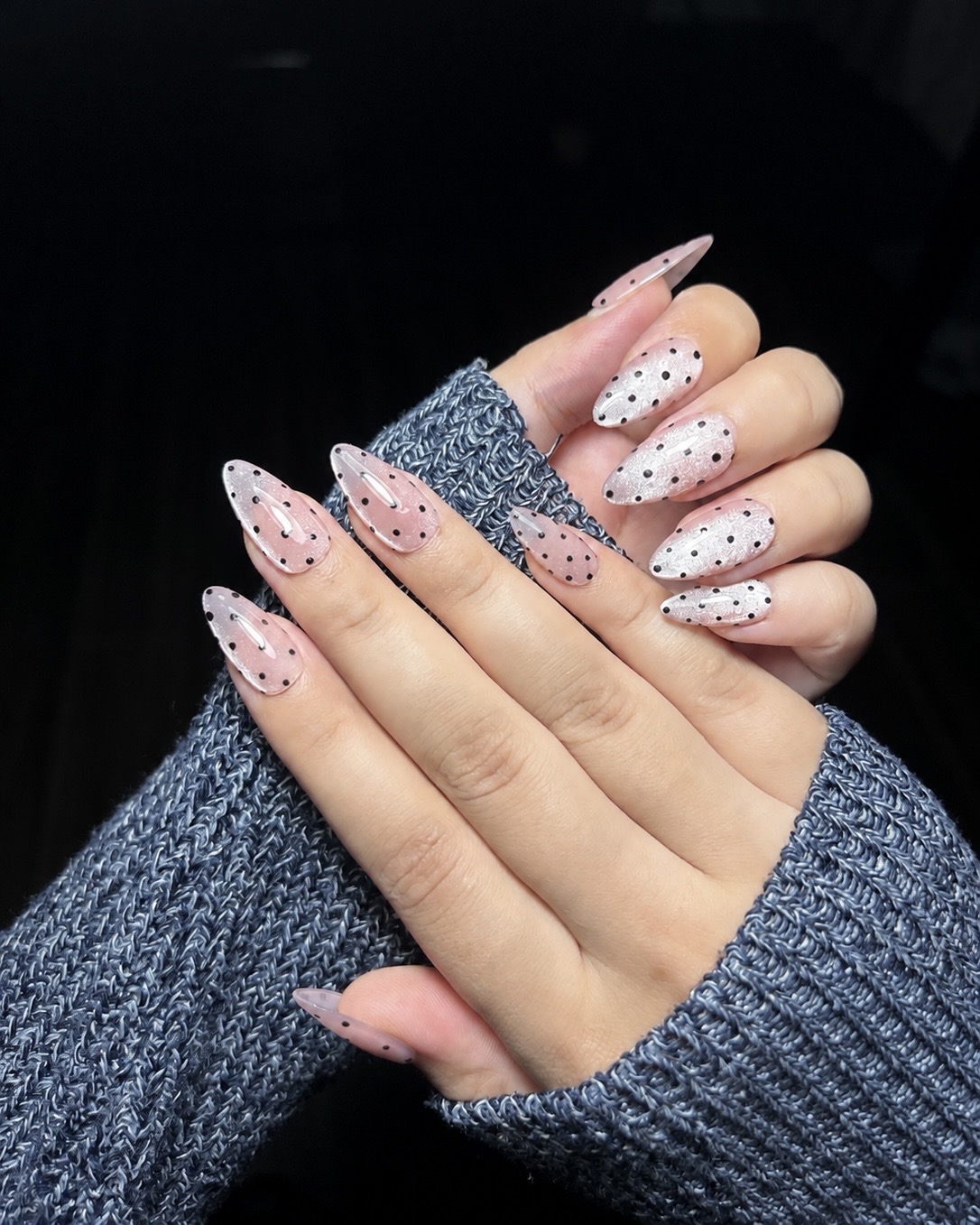 Polka blush Everyday press-on nails