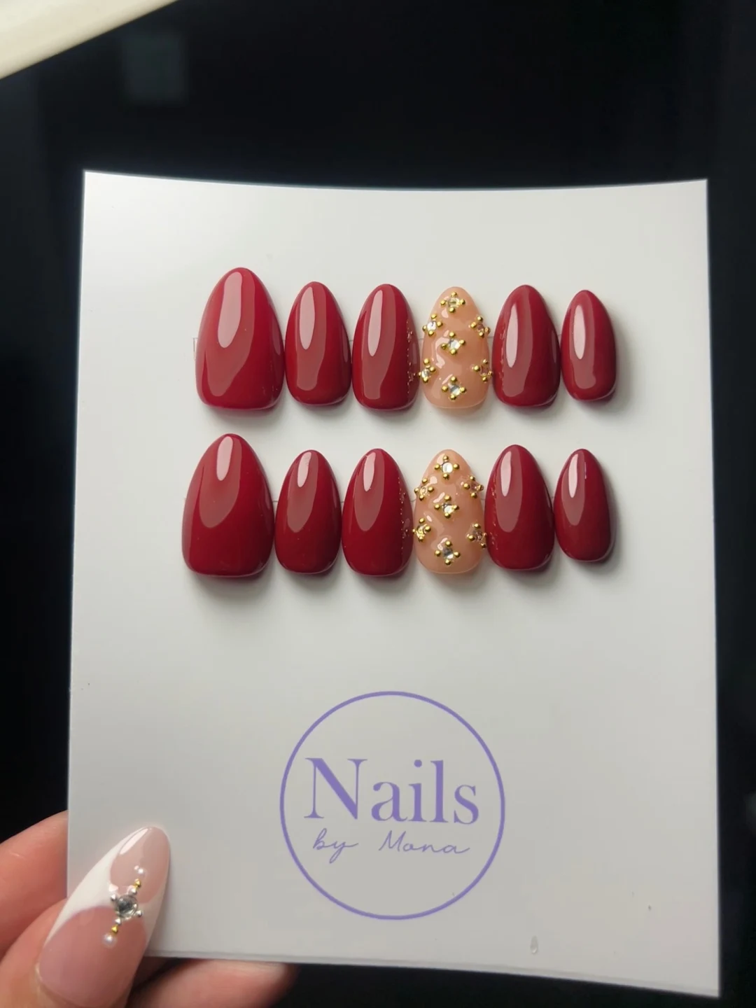 Ruby Luxe Signature press-on nails