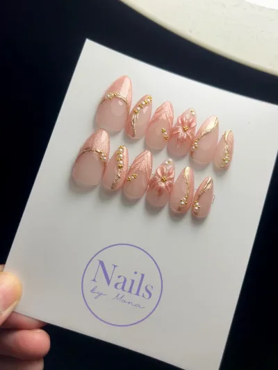 Peach Cat Eye Chrome